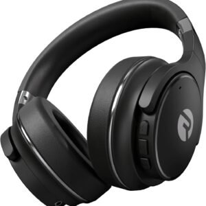 Raycon The Everyday Wireless Bluetooth Over Ear Headphones, with Active Noise Cancelling, Awareness Mode and Built in Microphone, IPX 4 Water Resistance, 40 Hours of Battery Life (Black)